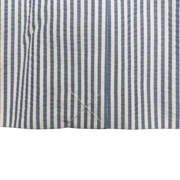 Talbots Size 14 Classic Summer Seersucker Blazer Jacket Lined Cotton Washable - Picture 9 of 13